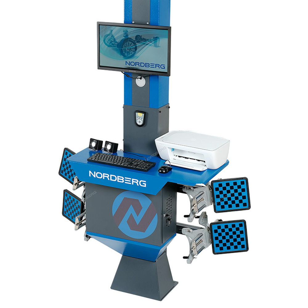 NORDBERG (C804) Стенд сход-развал 3D модель четырехкамерный