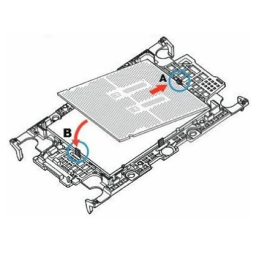 Supermicro SKT-1424L-001B-FXC Крепеж для удержания процессора в сокете/ CPU carrier for 4th Gen Intel Xeon Scalable processors (MCC)