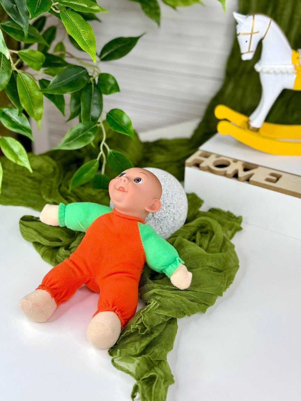 Кукла LAMAGIK мягконабивная 23см Caritas (304U2)