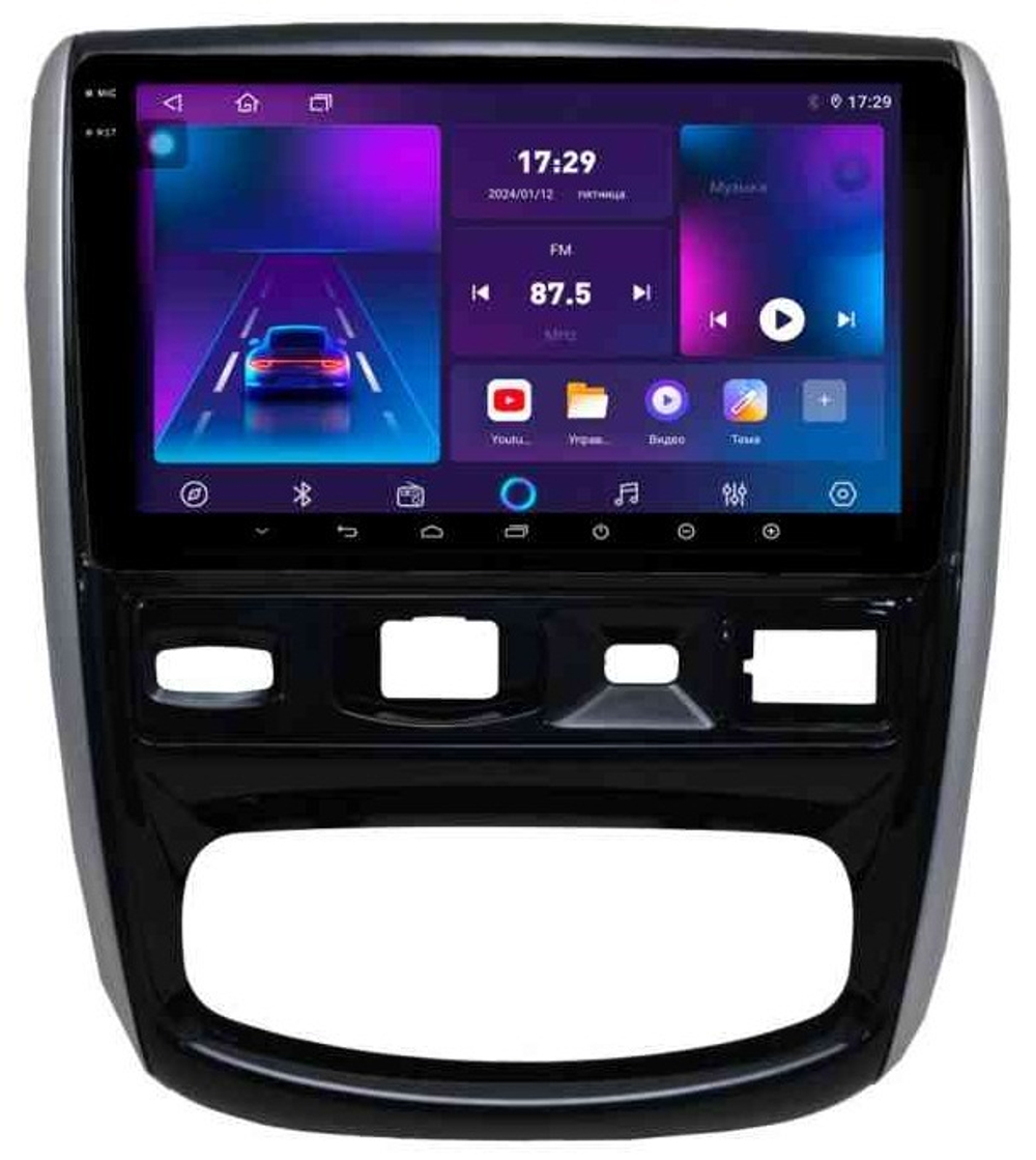 Магнитола для Renault Duster 2010-2015, Nissan Terrano 2014+ - Parafar PF677LUX1RN2K на Android 13, QLED+2K, ТОП процессор, 4Гб+32Гб, CarPlay, 4G SIM-слот