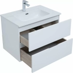 Тумба с раковиной Aquanet Алвита New 303909 70 белый матовый