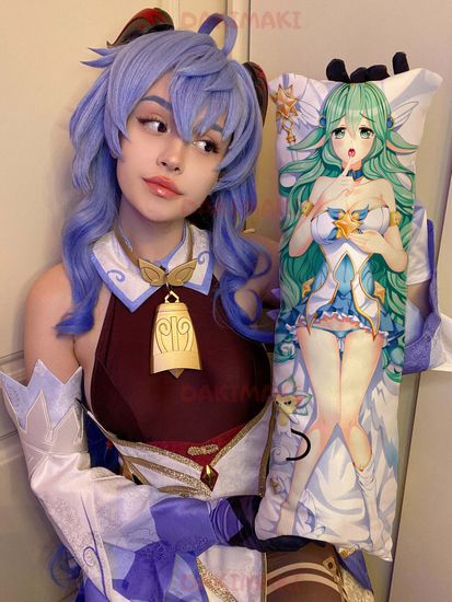 Мини дакимакура Сорака из Лига Легенд арт. M0537, 60х20 см