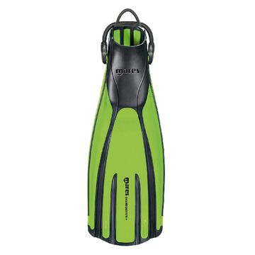 Ласты регулируемые Mares Avanti Quattro+ с эластичным фиксатором зеленый