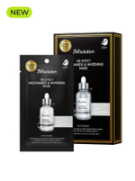 JMSOLUTION МАСОКА С НИАЦИНАМИДОМ  THE EFFECT NIACINAMIDE & WHITENING MASK,