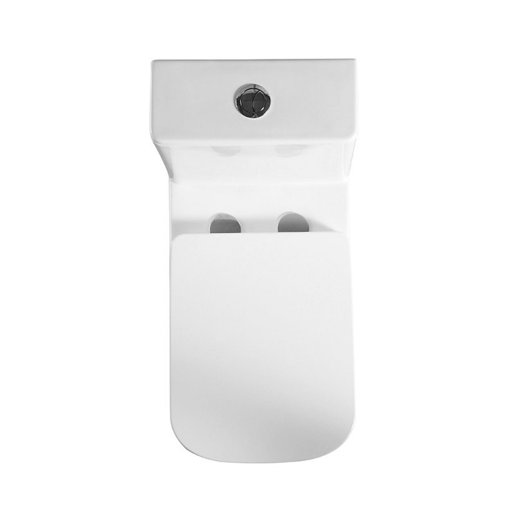 Унитаз-моноблок безободковый BelBagno Neon BB8617CPR-MN/SC с крышкой-сиденьем микролифт, белый