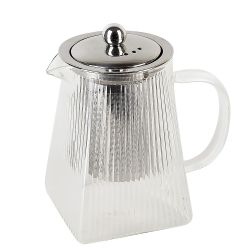 Чайник заварочный с фильтром "Pyramid" v=750мл (боросиликатное стекло) (индивидуальная упаковка)