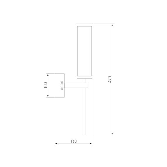 Бра Eurosvet Stark 50387 LED латунь