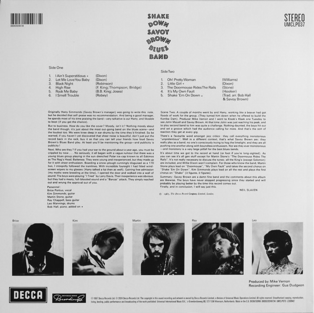 Savoy Brown Blues Band / Shake Down (LP)