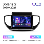 Teyes CC3 9" для Hyundai Solaris 2020-2021