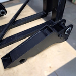 Вилы откидные паллетные Impuls PF2000 на ковш JCB 3CX/4CX