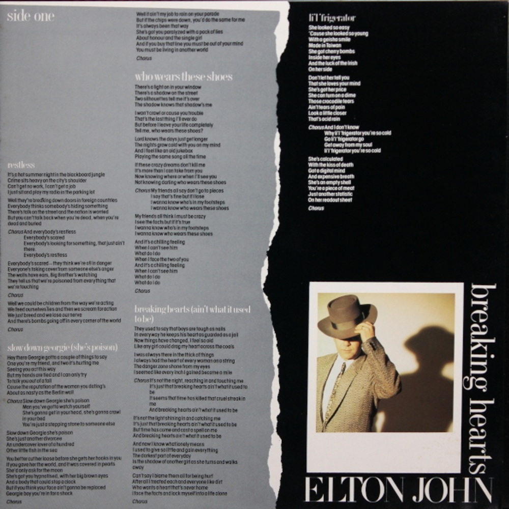 Elton John / Breaking Hearts (LP)