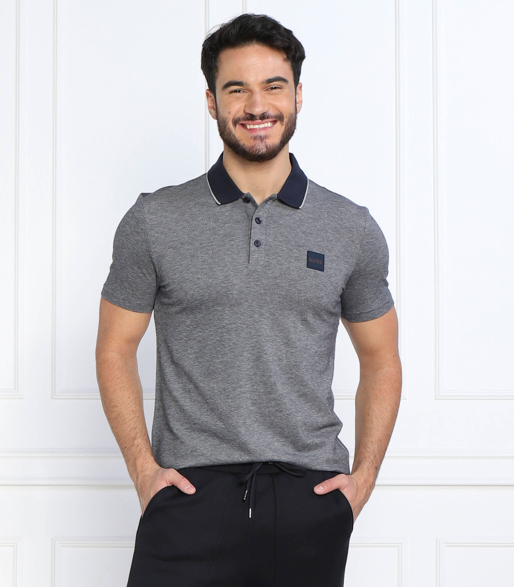 поло pe BOSS ORANGE - темно-синий(50477071)