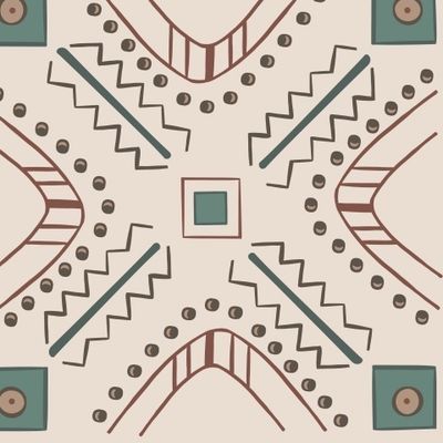 pattern ethnic motifs geometric seamless textile ornament