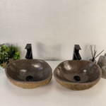 Раковина из речного камня ПАРА! RS-65542 44*33*14 0865