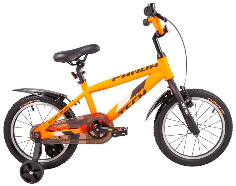 Детский алюминиевый велосипед Tech Team Panda 16  для мальчиков 5-6 лет