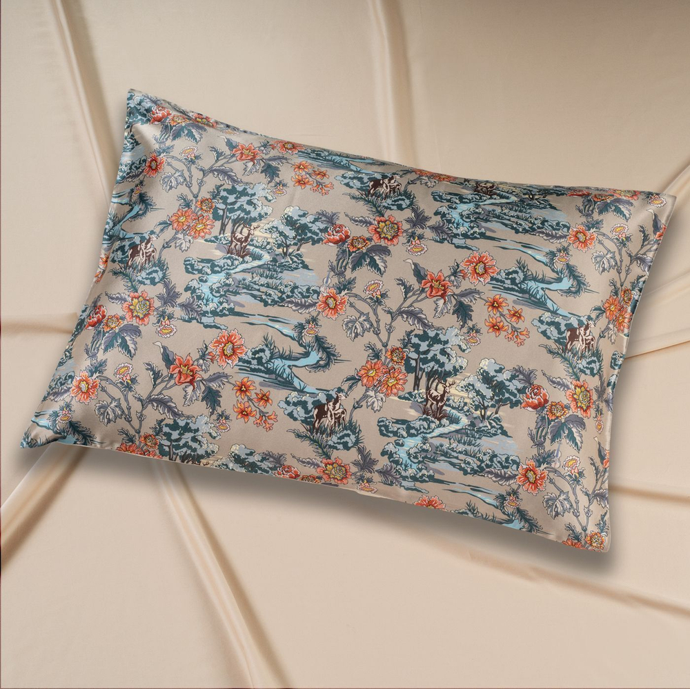 Наволочка 50x70 Mollen Заря песочно-бежевая хлопковая