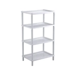 ЭТАЖЕРКА ФЛАВИЯ 4 ПОЛКИ 420Х290Х810 ММ (светло-серый)