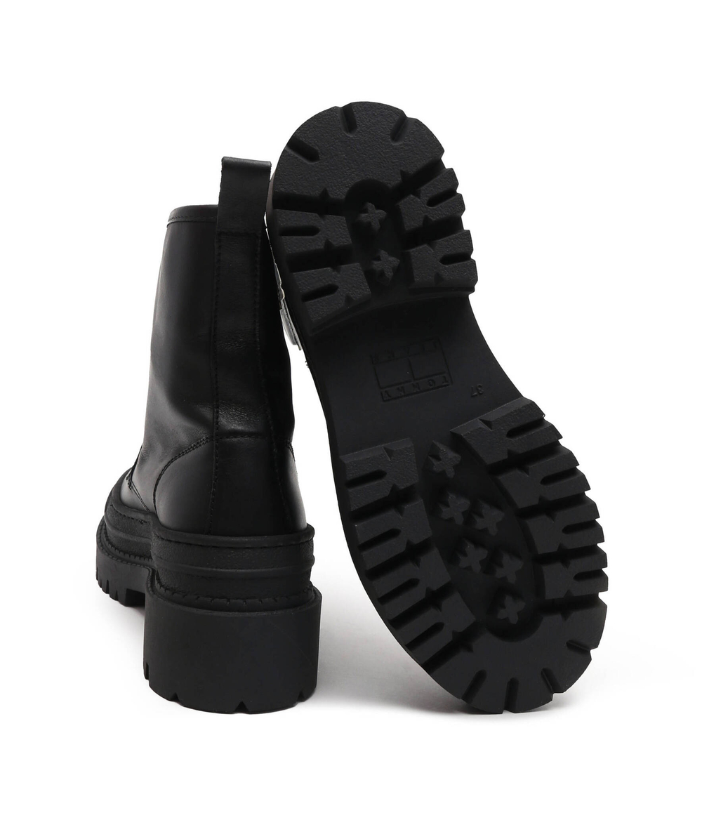 Кожаные ботильоны tjw foxing lace up l Tommy Jeans - черный(EN0EN02217)