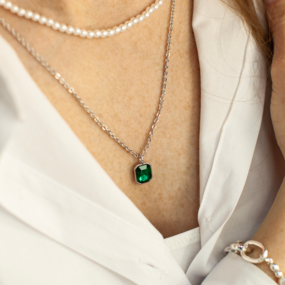 Колье Fiore Luna EMERALD BCN08992-07