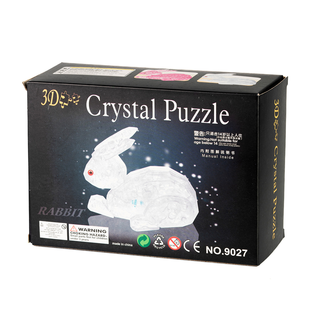 3D-Пазл Кролик Crystal Puzzle, Прозрачный