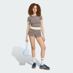 ШОРТЫ-БОТИНКИ ADIDAS ORIGINALS SUMMER GLOW С ПОЛОСКАМИ - ADIDAS
