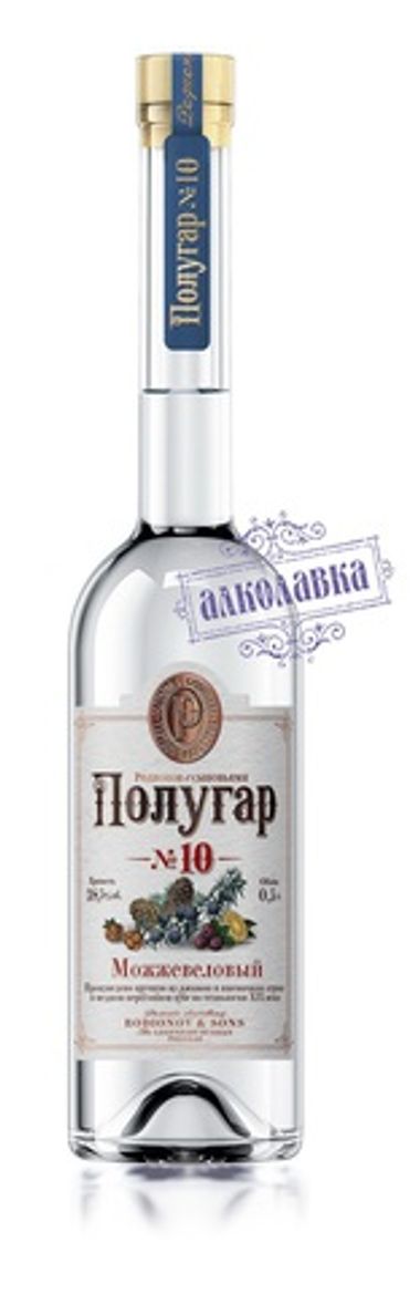 Полугар №10. Можевеловый дистиллят 38,5%. 0,5л