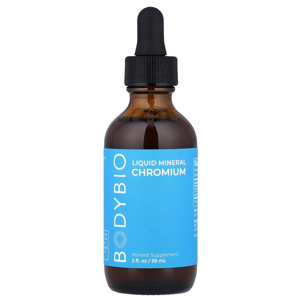 BodyBio, Жидкий минеральный хром, 59 мл (2 жидк. Унции)