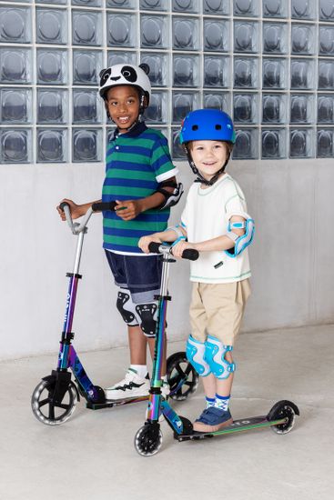 Самокат Micro Cruiser LED неохром