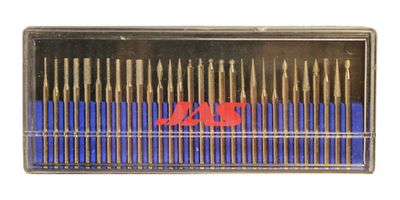 Боры алмазные, набор 30 шт.