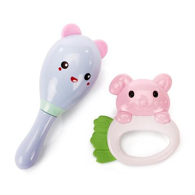 Набор погремушек 2шт, пакет 6804B-11