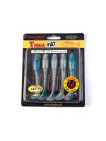 Виброхвосты съедобные искусственные LJ Pro Series TIOGA FAT 10.00/MIX1 5 шт. в упак.