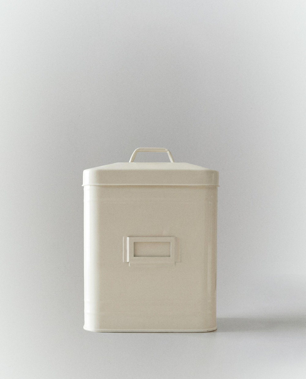Zara Home Коробка для хранения из металла, цвет кремовый, 20.5 см