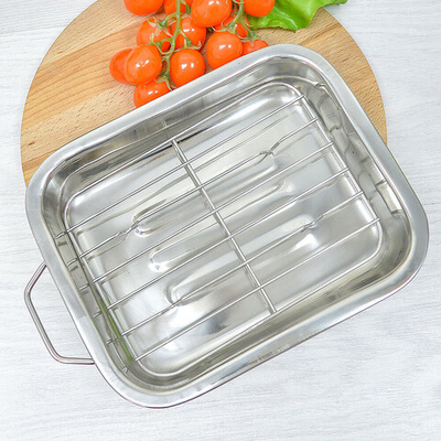 Форма для запекания 26см с решетой-гриль, нерж