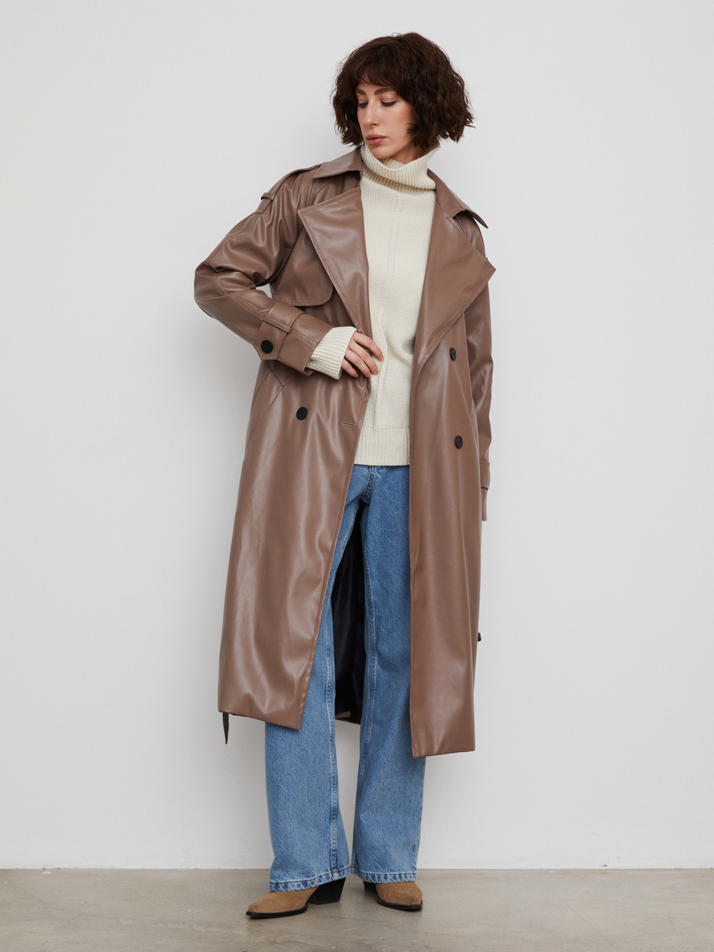 Тренч Police Beige