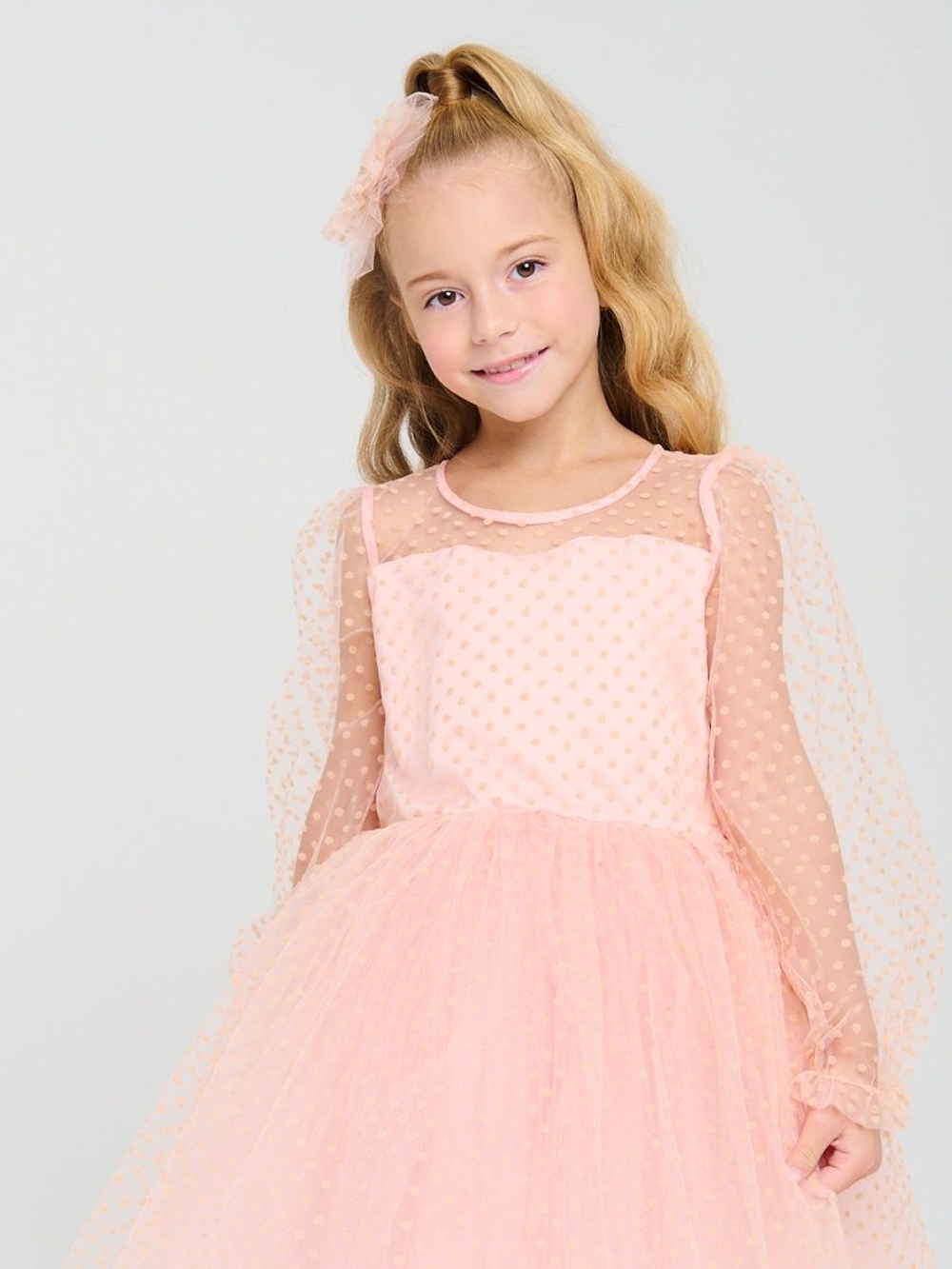 Пышное платье Уэнсдэй Аддамс (Wednesday Addams) в горох