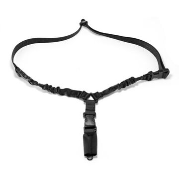 Ремень одноточечный с карабином, Black