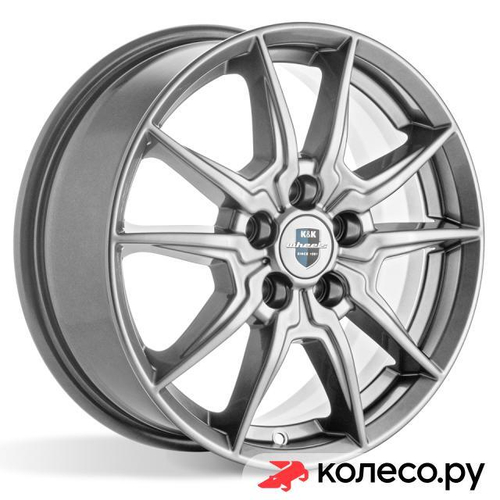 Адамар-оригинал (КС886) 6.5x16/5*105 D56.6 ET38 Дарк платинум