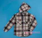 рубашка фланель с капюшоном на замке 4923