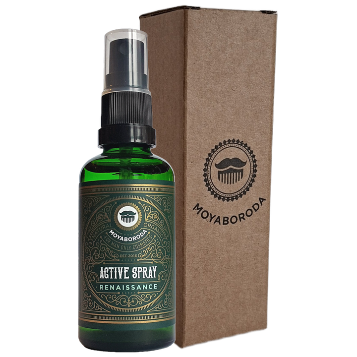 Активатор для роста волос, бороды, усов, бровей MOYABORODA "RENAISSANCE" (органик с Capixyl™ 5%). (50мл.)