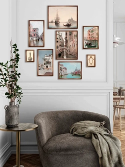 Картины на стену интерьерные на холсте 8 шт