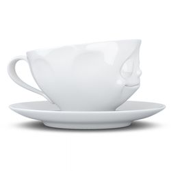 Чайная пара Happy, 200 мл, белая