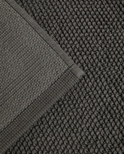 ZARA HOME КОВРИК ДЛЯ ВАННОЙ ИЗ ХЛОПКА С АНТИСКОЛЬЗЯЩЕЙ ПОВЕРХНОСТЬЮ, АНТРАЦИТОВЫЙ