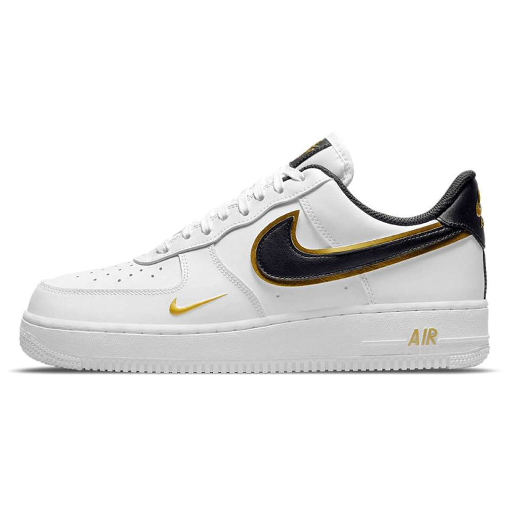 Кроссовки Nike Air Force 1 Low 07 LV8 Double Swoosh - White Metallic Gold