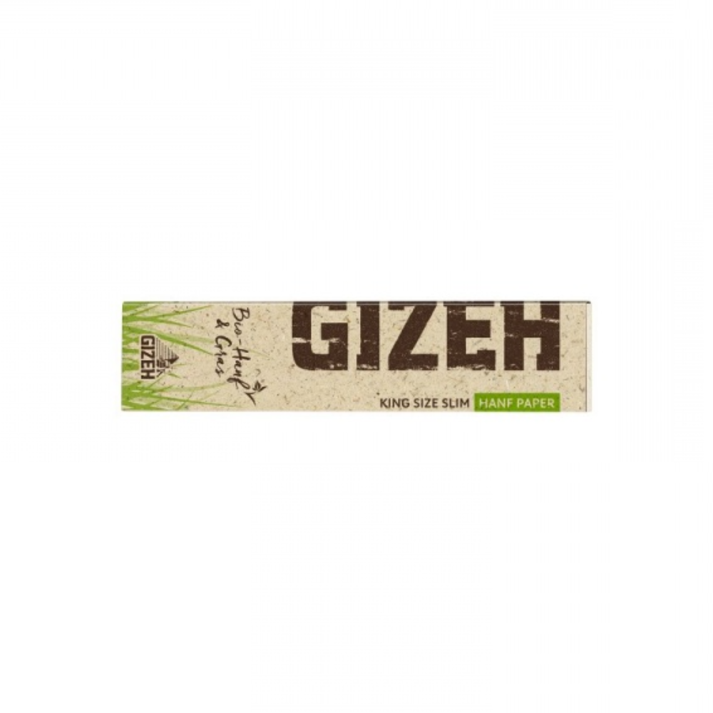 !Набор Бумага "Gizeh" Organic Hemp & Grass KS Slim 14г/м+Фильтры 34л*24шт (Австрия)