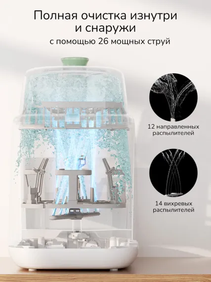 Стерилизатор и мойка для детских бутылочек и сосок Momcozy BS03 KleanPal Pro