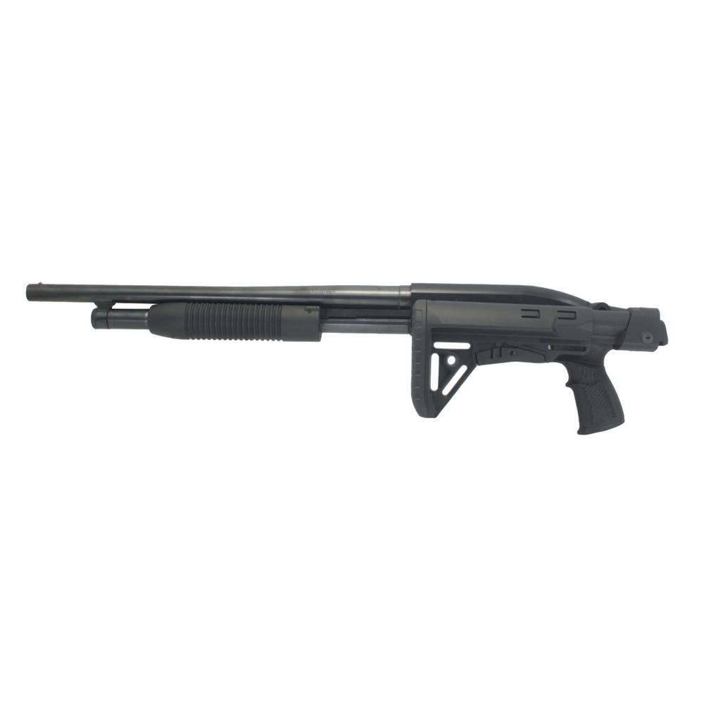 Приклад складной Mossberg 500/590, Maverick 88, DLG Tactical. Черный