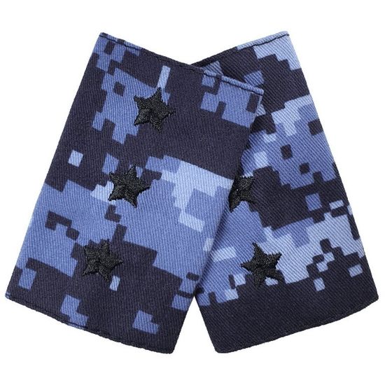 Фальшпогоны "(ФСИН) Росгвардия" синяя точка (Ст. Прапорщик)