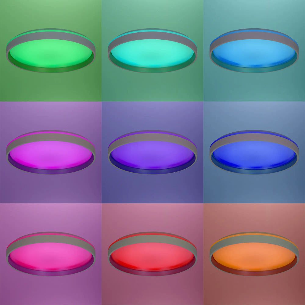 Citilux ENZO CL753510G LED RGB Светильник с пультом Белый + Золото