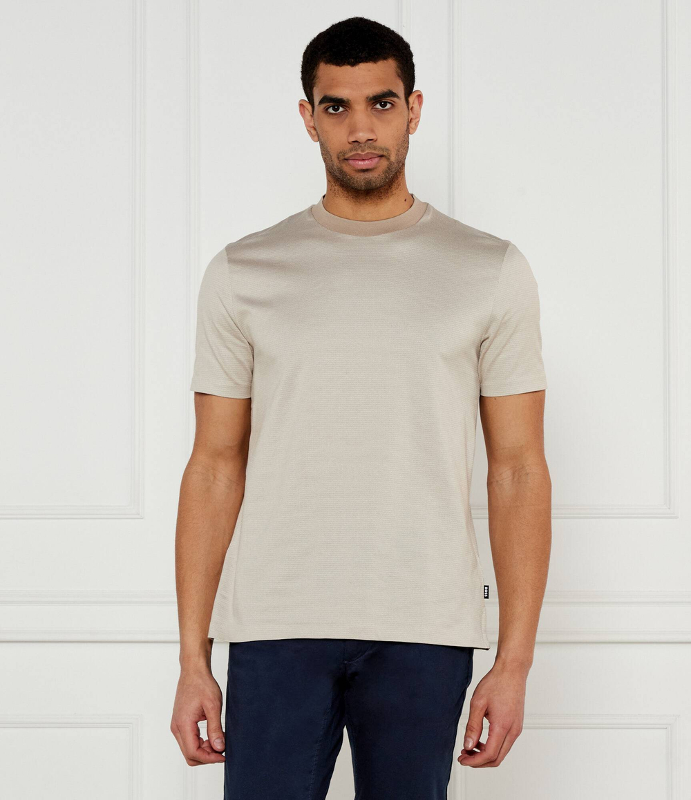 Футболка H-Thompson 432 BOSS BLACK - бежевый(50534030)