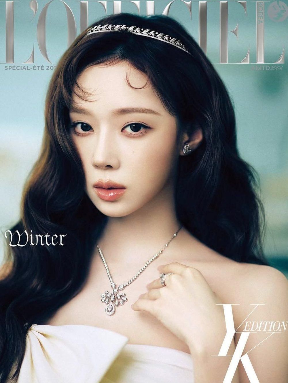 публикация L'OFFICIEL KOREA - 2025 Femme YK Edition Summer Special WINTER B Type